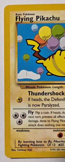 Pokemon Card - TCG Flying Pikachu Promo Regular Card #25 - Image 2