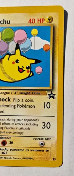 Pokemon Card - TCG Flying Pikachu Promo Regular Card #25 - Image 3