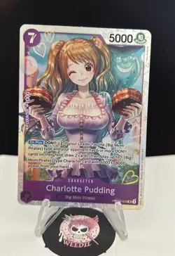 One Piece TCG Charlotte Pudding PRB02-010 SR - Image 1