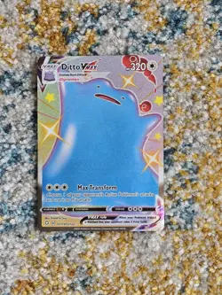 Pokemon Card Shiny Ditto VMAX SV119/ SV122 Full Art Holo Shining Fates NM TCG - Image 1