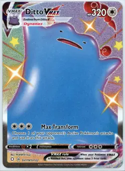 Ditto VMAX Holo Shiny Holo Rare Shining Fates: Shiny Vault SV119/SV122 NM - Image 1