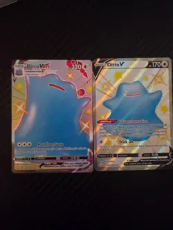 Ditto VMAX SV119/SV122 and Ditto V sv118/sv122 Shining Fates: Shiny Vault Holo - Image 1