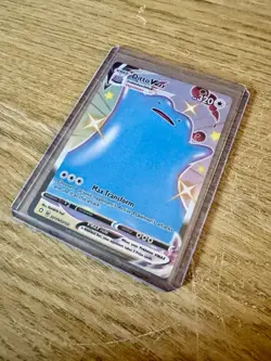 Pokemon TCG Ditto VMAX Shining Fates Holo Card SV119/SV122 - Image 1