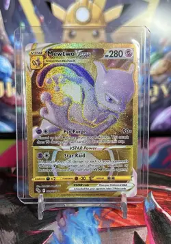 Pokemon TCG Mewtwo VSTAR Secret Rare Card 086/078 Pokemon Go English NM/Mint - Image 1