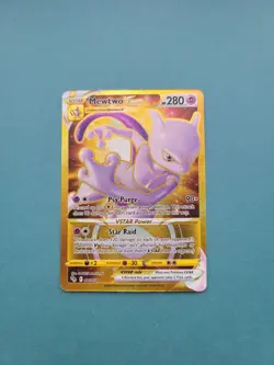 Pokemon TCG Mewtwo VSTAR Secret Rare Card 086/078 Pokemon Go Mint Condition UK - Image 1