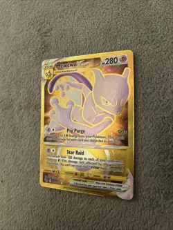 Pokemon TCG Mewtwo VSTAR Secret Rare Card 086/078 Pokemon Go - Image 3