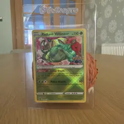 Pokemon TCG Radiant Venusaur Holo Card Pokemon Go 004/078 - Image 1