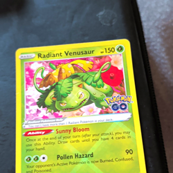 The Pokemon Company Pokemon TCG Radiant Venusaur 004/078 Pokemon GO Holo EN 150 - Image 1