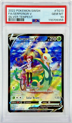 PSA 10 Silver Tempest Serperior V TG13 - 2022 Pokemon Swsh12 TG13/TG30 - Image 1