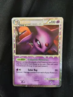 Espeon Prime 81/90 Undaunted Holo Ultra Rare English 100 HP Pokemon TCG - Image 1