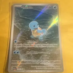 Pokemon TCG Squirtle 170/165 Scarlet & Violet 151 Holo Illustration Rare NM - Image 3