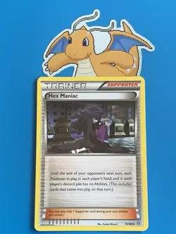 Pokemon TCG Hex Maniac Ancient Origins 75/98 Regular Uncommon LP - Image 1