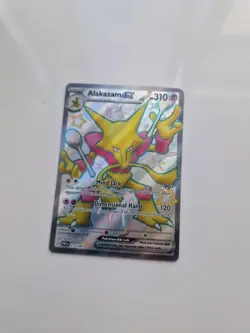 Pokemon Alakazam EX TCG Scarlet Violet 151 Holo Ultra Rare Card 188/165 NM - Image 1