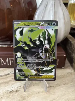 Mega Darkrai ex 101/084 Pokemon TCG Ultra Rare Full Art Holo Pitch Black - Image 1