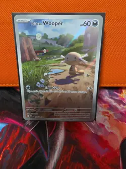 Paldean Wooper 102/094 Phantasmal Flames IR N/M Pokemon TCG - Image 1