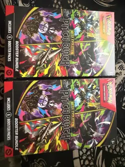 Pokemon TCG Pitch Black Booster Bundles New And Sealed X2 - Image 1