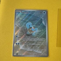 Pokemon Squirtle 170/165 SV 151 Illustration Rare Full Art Holo Eng - Image 1