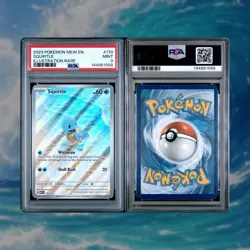 Pokemon TCG Squirtle 170/165 Scarlet & Violet 151 Illustration Rare Holo PSA 9 - Image 4