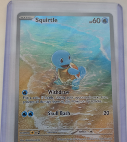 The Pokemon Company Squirtle 170/165 SV 151 Illustration Rare Holo Eng 60 HP - Image 1
