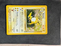 Pokemon TCG Raichu Base Set 2 16/130 Holo Unlimited Holo Rare NM-M - Image 1