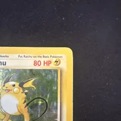Pokemon TCG Raichu Base Set Holo Rare Card 14/102 Unlimited - Image 4
