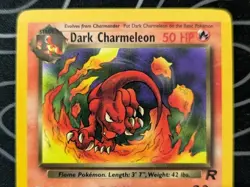 Dark Charmeleon 32/82 Team Rocket Pokemon Tcg Card Vintage Wotc Near Mint - Image 2