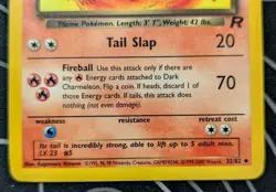 Dark Charmeleon 32/82 Team Rocket Pokemon Tcg Card Vintage Wotc Near Mint - Image 3