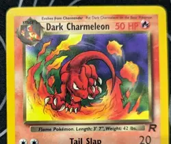 Dark Charmeleon 32/82 Team Rocket Pokemon Tcg Card Vintage Wotc Lightly Played - Image 2