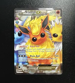 Pokemon TCG Flareon EX RC28/RC32 Generations Radiant Ultra Rare Full Art Holo - Image 1
