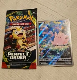 Pokemon Mega Evolution Clefairy 094/088 Me03: Perfect Order Holo - Image 1