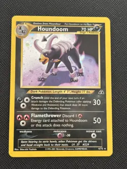 Pokemon Card - Neo Discovery Houndoom 4/75 Holo Excellent! - Image 1