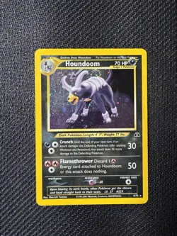 Houndoom 4/75 Neo Discovery Holo W/ SWIRL!!! - Image 1