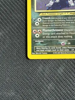 Pokemon Card Houndoom 4/75 Neo Discovery Unlimited Holo Rare LP 2001 - Image 5