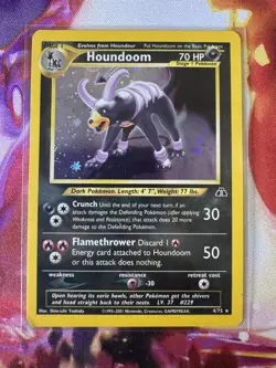 Pokemon TCG | Houndoom 4/75 | Neo Discovery Holo Rare | Lightly Played - Image 1