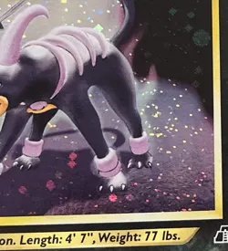 SWIRL Houndoom 4/75 Holo Rare Neo Discovery Pokemon Near Mint - Image 2