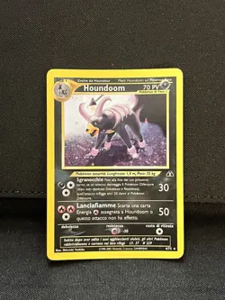 Pokemon Neo Discovery Houndoom Card 4/75 PSA 9 Mint Holo - Image 1
