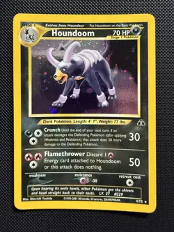 Pokemon TCG Houndoom Neo Discovery Holo Card 4/75 - Image 1