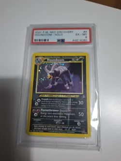 PSA 6 Houndoom 4/75 Neo Discovery Holo - Image 1