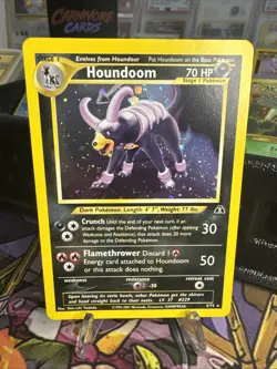 Houndoom (ENG) Holo Rare Neo Discovery 4/75 NM-MT Condition - Image 1