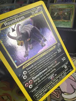 Houndoom (ENG) Holo Rare Neo Discovery 4/75 NM-MT Condition - Image 2