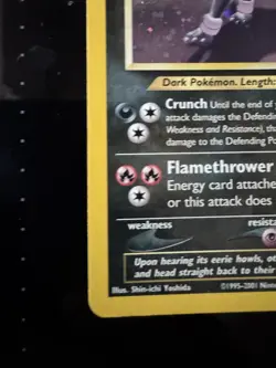 Pokemon TCG Houndoom Neo Discovery Holo Card 4/75 Rare - Image 5