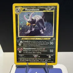 Houndoom 4/75 Holo 1st edition Pokemon Card - Neo Discovery - Image 1