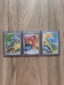 Pokemon TCG First Partner Illustration Collection Series 1 Kanto GEN 1 Starters - Image 1