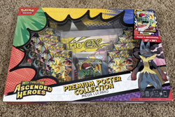 Pokemon TCG Scarlet & Violet Premium Collection Mega Lucario Factory Sealed Box - Image 1