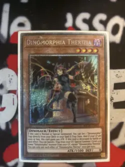 Yu-Gi-Oh Dinomorphia Therizia Starlight Rare BACH-EN009 Near Mint 1st Edition - Image 1