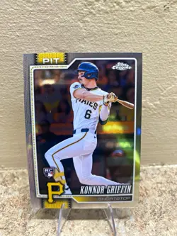 Topps Chrome 2026 Konnor Griffin #74 Rookie Card Pittsburgh Pirates - Image 1