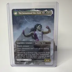 Jennifer Walters/She Hulk Borderless #0328 Marvel Super Heroes MTG non foil - Image 1