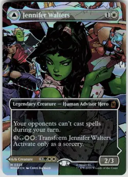 Jennifer Walters Borderless 0328 Foil 328 Marvel Super Heroes MTG - Image 1