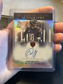 2025 Caleb Williams Chicago Bears Signature Class Autographs On-Card Auto SCL-CW - Image 1