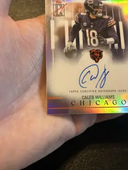 2025 Caleb Williams Chicago Bears Signature Class Autographs On-Card Auto SCL-CW - Image 3